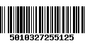 Código de Barras 5010327255125