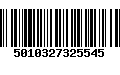 Código de Barras 5010327325545