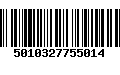 Código de Barras 5010327755014