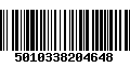 Código de Barras 5010338204648