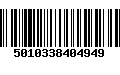 Código de Barras 5010338404949