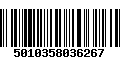 Código de Barras 5010358036267