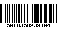 Código de Barras 5010358239194