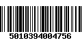 Código de Barras 5010394004756