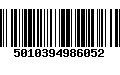 Código de Barras 5010394986052