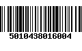 Código de Barras 5010438016004