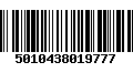 Código de Barras 5010438019777