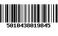 Código de Barras 5010438019845