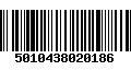 Código de Barras 5010438020186