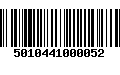 Código de Barras 5010441000052