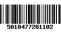 Código de Barras 5010477201102