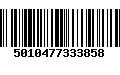 Código de Barras 5010477333858