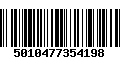 Código de Barras 5010477354198