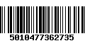 Código de Barras 5010477362735