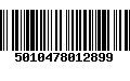 Código de Barras 5010478012899