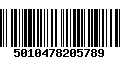 Código de Barras 5010478205789