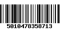 Código de Barras 5010478358713