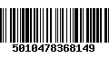 Código de Barras 5010478368149