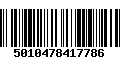 Código de Barras 5010478417786