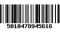 Código de Barras 5010478945616