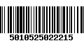 Código de Barras 5010525022215