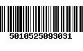 Código de Barras 5010525093031