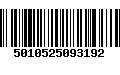 Código de Barras 5010525093192