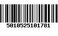 Código de Barras 5010525101781