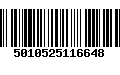 Código de Barras 5010525116648