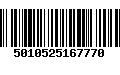 Código de Barras 5010525167770