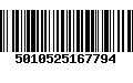 Código de Barras 5010525167794