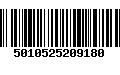 Código de Barras 5010525209180