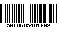 Código de Barras 5010605401992