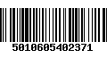 Código de Barras 5010605402371