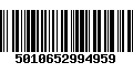 Código de Barras 5010652994959