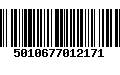 Código de Barras 5010677012171