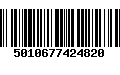 Código de Barras 5010677424820