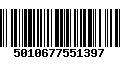 Código de Barras 5010677551397