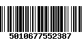 Código de Barras 5010677552387