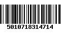 Código de Barras 5010718314714