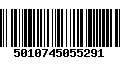 Código de Barras 5010745055291