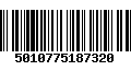 Código de Barras 5010775187320