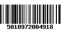 Código de Barras 5010972004918