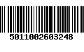 Código de Barras 5011002603248