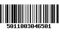 Código de Barras 5011003046501