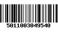 Código de Barras 5011003049540