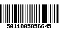 Código de Barras 5011005056645