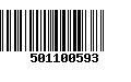 Código de Barras 501100593