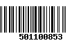 Código de Barras 501100853