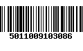 Código de Barras 5011009103086